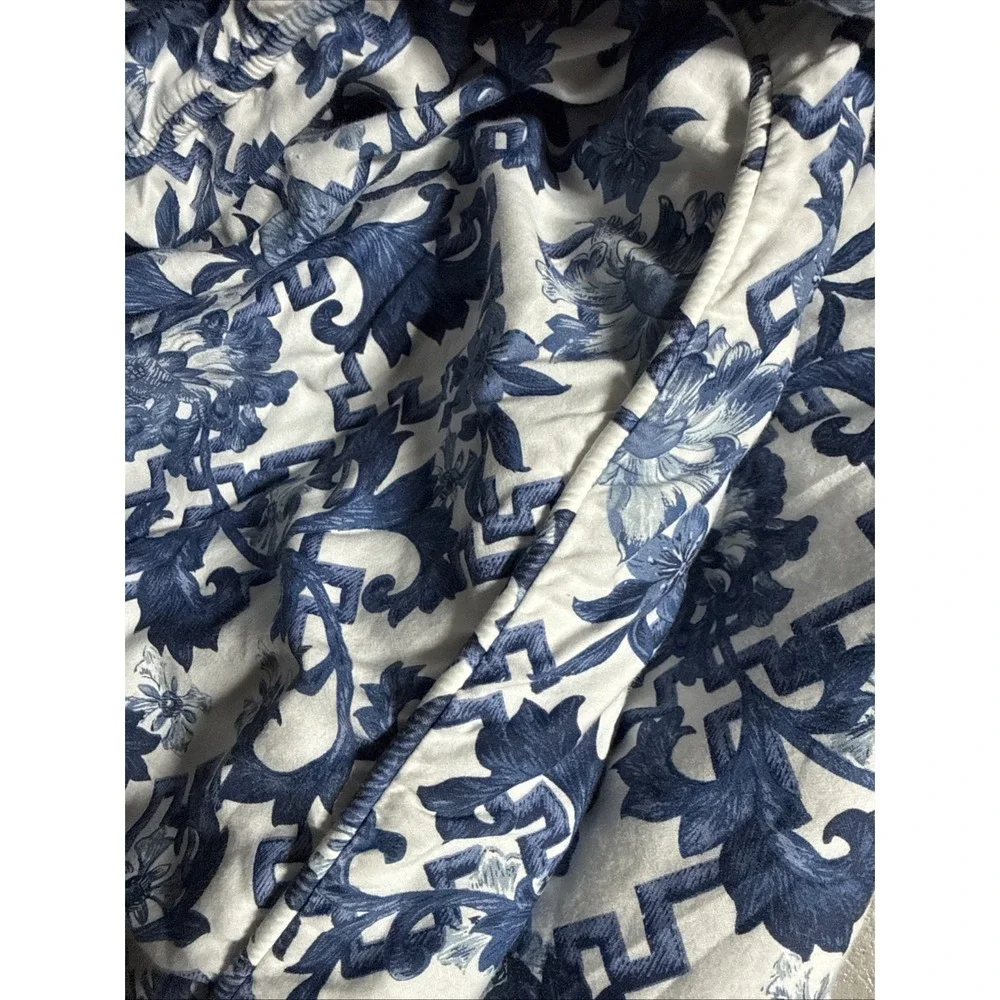 RALPH LAUREN Dorsey Porcelain Inspired Vibrant Blue FULL/ QUEEN COMFORTER 90x102